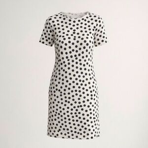 J.Crew Polka Dot Shift Dress Petite Office Core Classic Chic | French Girl